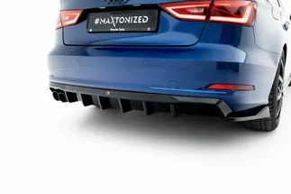 Maxton Design Rear Valance For 8V Audi A3 Sedan (Dual Tips One Side)
